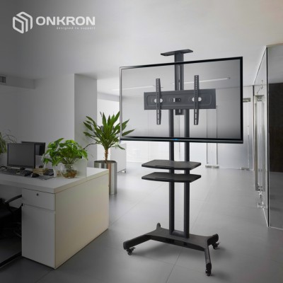 Мобильная стойка ONKRON на 1 ТВ 40-70'' Black