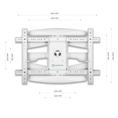 Кронштейн ONKRON 40-75'' White