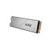 Твердотельный накопитель ADATA SSD GAMMIX S60 BLADE, 512GB, M.2(22x80mm), NVMe, PCIe 4.0 x4, 3D NAND, R/W 4700/1700MB/s, IOPs -/-, TBW 110, DWPD 0.12, with HeatSink (5 лет)