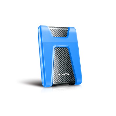 Внешний жесткий диск Portable HDD 1TB ADATA HD650 (Blue), Silicone, USB 3.2 Gen1, 121x81x21mm, 201g /3 года/