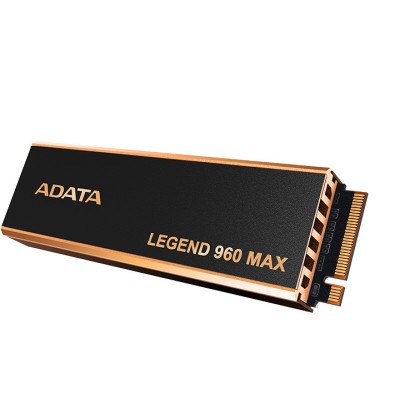 Твердотельный накопитель ADATA SSD LEGEND 960 MAX, 1000GB, M.2(22x80mm), NVMe 1.4, PCIe 4.0 x4, 3D NAND, R/W 7400/6000MB/s, IOPs 730 000/610 000, DRAM buffer 1000MB, TBW 780, DWPD 0.43, with BIG Heat