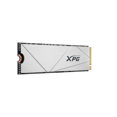 Твердотельный накопитель ADATA SSD GAMMIX S60 BLADE, 512GB, M.2(22x80mm), NVMe, PCIe 4.0 x4, 3D NAND, R/W 4700/1700MB/s, IOPs -/-, TBW 110, DWPD 0.12, with HeatSink (5 лет)