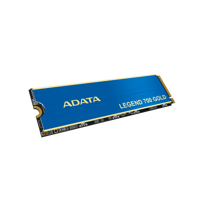 Твердотельный накопитель ADATA SSD LEGEND 700 GOLD, 2048GB, M.2(22x80mm), NVMe 1.4, PCIe 3.0 x4, 3D NAND, R/W 2000/1600MB/s, IOPs 130 000/280 000, TBW 480, DWPD 0.2, with Heat Sink (3 года)