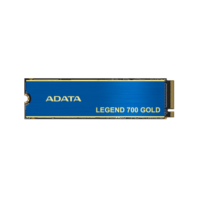 Твердотельный накопитель ADATA SSD LEGEND 700 GOLD, 2048GB, M.2(22x80mm), NVMe 1.4, PCIe 3.0 x4, 3D NAND, R/W 2000/1600MB/s, IOPs 130 000/280 000, TBW 480, DWPD 0.2, with Heat Sink (3 года)