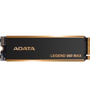 Твердотельный накопитель ADATA SSD LEGEND 960 MAX, 1000GB, M.2(22x80mm), NVMe 1.4, PCIe 4.0 x4, 3D NAND, R/W 7400/6000MB/s, IOPs 730 000/610 000, DRAM buffer 1000MB, TBW 780, DWPD 0.43, with BIG Heat