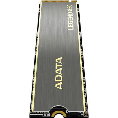 Твердотельный накопитель ADATA SSD LEGEND 850, 2TB, M.2(22x80mm), NVMe 1.4, PCIe 4.0 x4, 3D NAND, R/W 5000/4500MB/s, IOPs 400 000/550 000, TBW 2000, DWPD 0.54, with Heat Sink (5 лет)