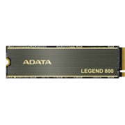 Твердотельный накопитель ADATA SSD LEGEND 800, 2000GB, M.2(22x80mm), NVMe 1.4, PCIe 4.0 x4, 3D NAND, R/W 3500/2800MB/s, IOPs н.д./н.д., TBW 1200, DWPD 0.55, with Heat Sink (3 года)