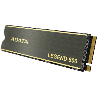 Твердотельный накопитель ADATA SSD LEGEND 800, 2000GB, M.2(22x80mm), NVMe 1.4, PCIe 4.0 x4, 3D NAND, R/W 3500/2800MB/s, IOPs н.д./н.д., TBW 1200, DWPD 0.55, with Heat Sink (3 года)