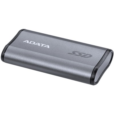 Твердотельный накопитель ADATA External SSD SE880, 1024GB, USB 3.2 Gen2 Type-C to Type-C/A, up to R/W 2000/2000 MB/s, 65x35x12.5mm, 31g, Titanium Gray (5 лет)