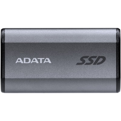 Твердотельный накопитель ADATA External SSD SE880, 1024GB, USB 3.2 Gen2 Type-C to Type-C/A, up to R/W 2000/2000 MB/s, 65x35x12.5mm, 31g, Titanium Gray (5 лет)