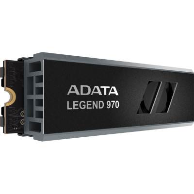 Твердотельный накопитель ADATA SSD LEGEND 970, 2000GB, M.2(22x80mm), NVMe 2.0, PCIe 5.0 x4, 3D NAND, R/W 10000/10000MB/s, IOPs 1 400 000/1 400 000, TBW 1400, DWPD 0.38, with Heat Sink (5 лет)