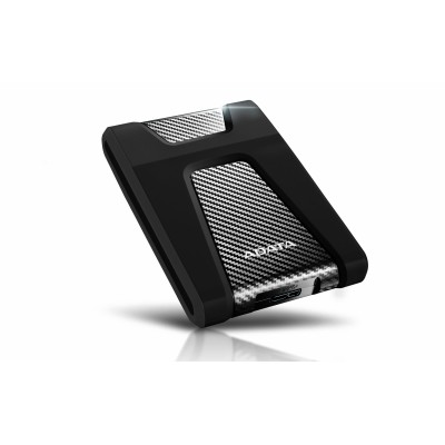Жесткий диск внешний Portable HDD 1TB ADATA HD650 (Black), Silicone, USB 3.2 Gen1, 121x81x21mm, 201g /3 года/