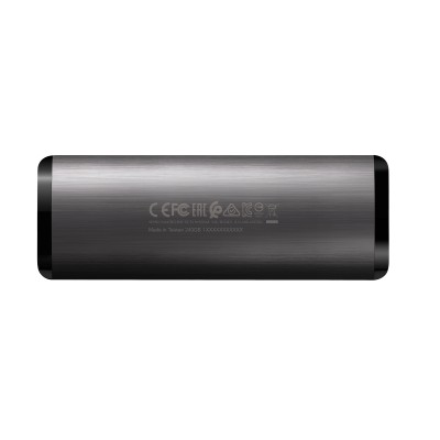 Твердотельный накопитель ADATA External SSD SE760, 1024GB, Type-C, USB 3.2 Gen2, R/W 1000/800 MB/s, 122x44x14mm, Titan-Gray (3 года)