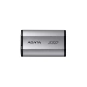 Твердотельный накопитель ADATA External SSD SD810, 500GB, Type-C, USB 3.2 Gen2х2, up to R/W 2000/2000 MB/s, 72.7x44x12.2mm, Silver (5 лет)