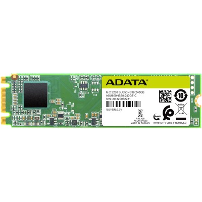 Твердотельный накопитель ADATA SSD Ultimate SU650, 240GB, M.2(22x80mm), SATA3, 3D TLC, R/W 550/500MB/s, IOPs 80 000/60 000, TBW 140, DWPD 0.5 (3 года)