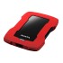 Внешний жесткий диск Portable HDD 1TB ADATA HD330 (Red), Silicone, USB 3.2 Gen1, 133x89x16mm, 190g /3 года/