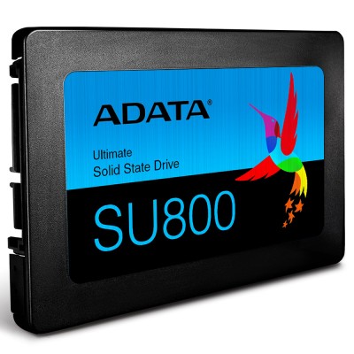 Твердотельный накопитель ADATA SSD Ultimate SU800, 1024GB, 2.5" 7mm, SATA3, 3D TLC, R/W 560/520MB/s, IOPs 80 000/80 000, DRAM buffer 1024MB, TBW 800, DWPD 0.7 (3 года)