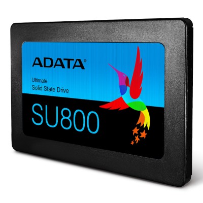 Твердотельный накопитель ADATA SSD Ultimate SU800, 1024GB, 2.5" 7mm, SATA3, 3D TLC, R/W 560/520MB/s, IOPs 80 000/80 000, DRAM buffer 1024MB, TBW 800, DWPD 0.7 (3 года)