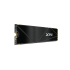 Твердотельный накопитель ADATA SSD GAMMIX S50 CORE, 1024GB, M.2(22x80mm), NVMe, PCIe 4.0 x4, 3D NAND, R/W 3500/2200MB/s, IOPs -/-, TBW 600, DWPD 0.5, with HeatSink (3 года)
