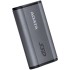 Твердотельный накопитель ADATA External SSD SE880, 512GB, Type-C, USB 3.2 Gen2х2, up to R/W 2000/2000 MB/s, 64.8x35x12.5mm, Titanium Gray (5 лет)