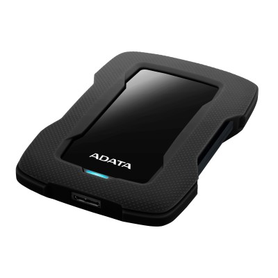 Внешний жесткий диск Portable HDD 1TB ADATA HD330 (Black), Silicone, USB 3.2 Gen1, 133x89x16mm, 190g /3 года/