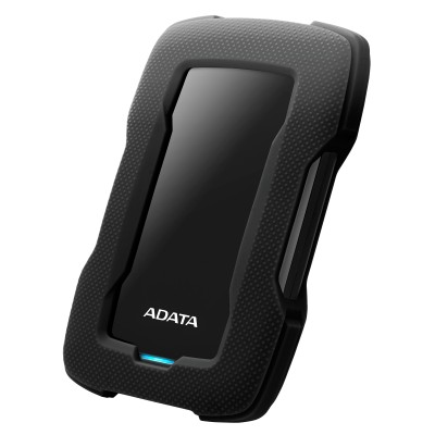 Внешний жесткий диск Portable HDD 1TB ADATA HD330 (Black), Silicone, USB 3.2 Gen1, 133x89x16mm, 190g /3 года/