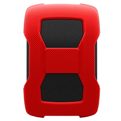 Внешний жесткий диск Portable HDD 2TB ADATA HD330 (Red), Silicone, USB 3.2 Gen1, 133x89x16mm, 190g /3 года/