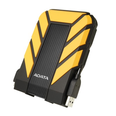 Внешний жесткий диск Portable HDD 2TB ADATA HD710 Pro (Yellow), IP68, USB 3.2 Gen1, 133x99x27mm, 390g /3 года/