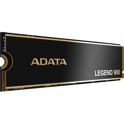 Твердотельный накопитель ADATA SSD LEGEND 900, 2048GB, M.2(22x80mm), NVMe 1.4, PCIe 4.0 x4, 3D NAND, R/W 7000/5400MB/s, IOPs н.д./н.д., TBW 1200, DWPD 0.06, with Heat Sink (5 лет)