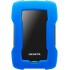 Внешний жесткий диск Portable HDD 2TB ADATA HD330 (Blue), Silicone, USB 3.2 Gen1, 133x89x16mm, 190g /3 года/