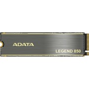 Твердотельный накопитель ADATA SSD LEGEND 850, 512GB, M.2(22x80mm), NVMe 1.4, PCIe 4.0 x4, 3D NAND, R/W 5000/2700MB/s, IOPs 380 000/530 000, TBW 500, DWPD 0.54, with Heat Sink (5 лет)