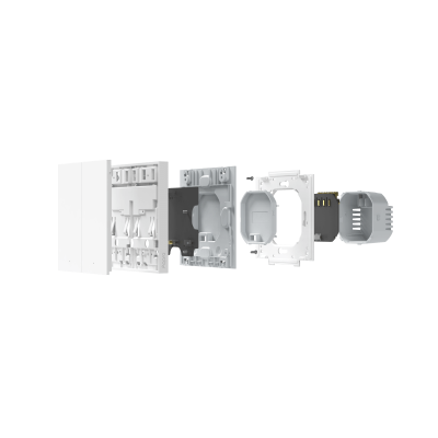 Выключатель двухклавишный без нейтрали Aqara Smart Wall Switch H1 EU (No Neutral, Double Rocker)