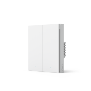Выключатель двухклавишный без нейтрали Aqara Smart Wall Switch H1 EU (No Neutral, Double Rocker)