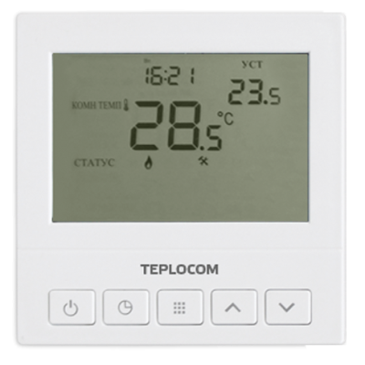 Термостат TEPLOCOM TS-Prog-220/3A Бастион