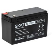 Аккумуляторная батарея SKAT SB 1207L ∙ Аккумулятор 12В 7 А∙ч Бастион