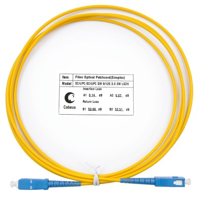 Патч-корд оптический FOP(s)-9-SC-SC-2m