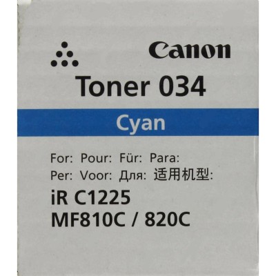 Тонер TONER 034 CYAN Тонер синий (9453B001)