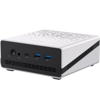 Компьютер Chuwi Ubox AMD Ryzen 5 6600H(3.3Ghz)/16384Mb/512PCISSDGb/Int:AMD Radeon/BT/WiFi/war 1y/1.35kg/Iron Gray/Win11Home + DDR5 (SODIMM MAX 64GB)(RAM slot*2)/USB2.0*1/USB3.2G1*3/Type-C*1(DP,PD)/HDMI*1/DP*1/RJ45*2/WIFI6,BT5. (CWI604H)