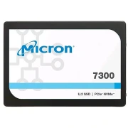 Твердотельный накопитель Micron SSD 7300 MAX, 1600GB, U.2(2.5" 7mm), NVMe, PCIe 3.0 x4, 3D TLC, R/W 3000/1550MB/s, IOPs 396 000/135 000, TBW 9000, DWPD 3.1 (12 мес.)