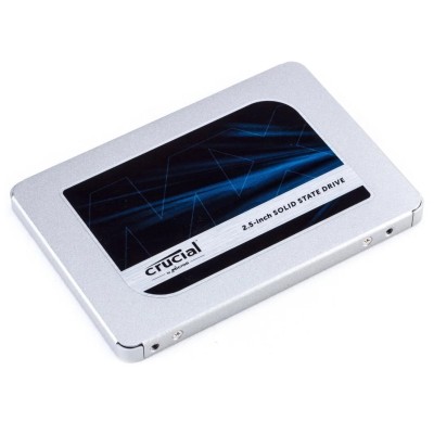 Твердотельный накопитель Crucial SSD MX500, 1000GB, 2.5" 7mm, SATA3, 3D TLC, R/W 560/510MB/s, IOPs 95 000/90 000, DRAM buffer 1024MB, TBW 360, DWPD 0.2, with adapter 9.5mm (12 мес.)