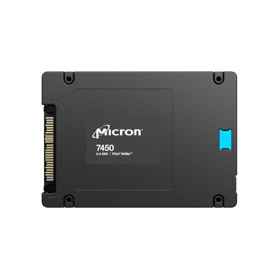 Серверные твердотельные накопители Micron SSD 7450 PRO, 960GB, U.3(2.5" 15mm), NVMe, PCIe 4.0 x4, 3D TLC, R/W 6800/1400MB/s, IOPs 530 000/85 000, TBW 1700, DWPD 1 (12 мес.)