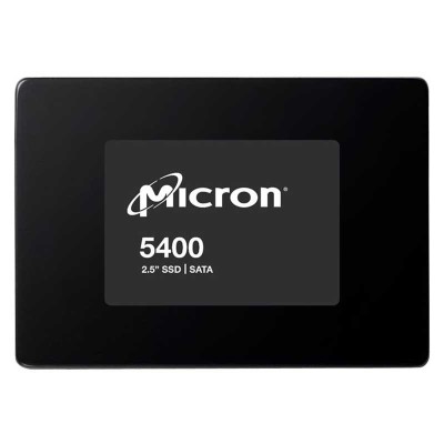 Твердотельный накопитель Micron SSD 5400 PRO, 3840GB, 2.5" 7mm, SATA3, 3D TLC, R/W 540/520MB/s, IOPs 95 000/30 000, TBW 8410, DWPD 1.2 (12 мес.)