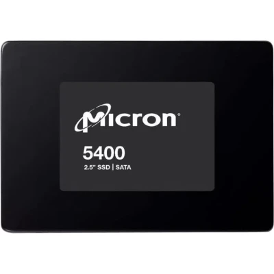 Твердотельный накопитель Micron SSD 5400 PRO, 3840GB, 2.5" 7mm, SATA3, 3D TLC, R/W 540/520MB/s, IOPs 95 000/30 000, TBW 8410, DWPD 1.2 (12 мес.)