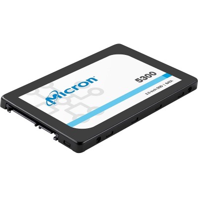 Твердотельный накопитель Micron SSD 5300 PRO, 7680GB, 2.5" 7mm, SATA3, 3D TLC, R/W 540/520MB/s, IOPs 95 000/11 000, TBW 9110, DWPD 0.7 (12 мес.)