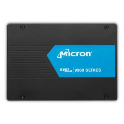 Твердотельный накопитель Micron SSD 9300 PRO, 3840GB, U.2(2.5" 15mm), NVMe, PCIe 3.0 x4, 3D TLC, R/W 3500/3100MB/s, IOPs 835 000/105 000, TBW 8400, DWPD 1.2 (12 мес.)