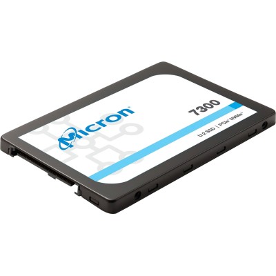 Твердотельный накопитель Micron SSD 7300 MAX, 3200GB, U.2(2.5" 7mm), NVMe, PCIe 3.0 x4, 3D TLC, R/W 3000/1900MB/s, IOPs 520 000/160 000, TBW 19200, DWPD 3.3 (12 мес.)