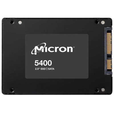 Твердотельный накопитель Micron SSD 5400 PRO, 480GB, 2.5" 7mm, SATA3, 3D TLC, R/W 540/520MB/s, IOPs 95 000/37 000, TBW 1324, DWPD 1.5 (12 мес.)