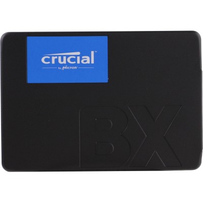 Твердотельный накопитель Crucial SSD BX500, 2000GB, 2.5" 7mm, SATA3, 3D TLC, R/W 540/500MB/s, TBW 720, DWPD 0.2 (12 мес.)