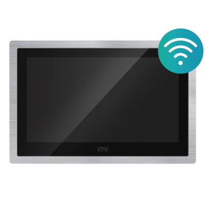 CTV-M5102 Монитор видеодомофона с Wi-Fi черный AHD 1024*600