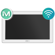CTV-iM Cloud 10 Монитор видеодомофона с Wi-Fi белый AHD 1024*600